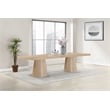 Meridian Furniture Tavolo Natural Oak Veneer Dining Table