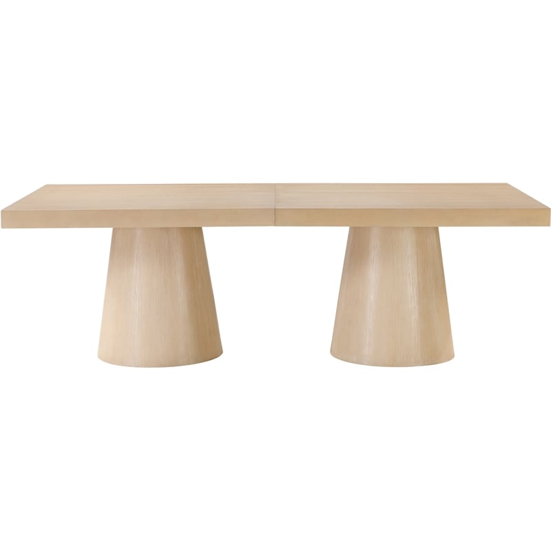 Meridian Furniture Tavolo Natural Oak Veneer Dining Table