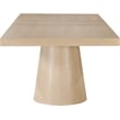 Meridian Furniture Tavolo Natural Oak Veneer Dining Table
