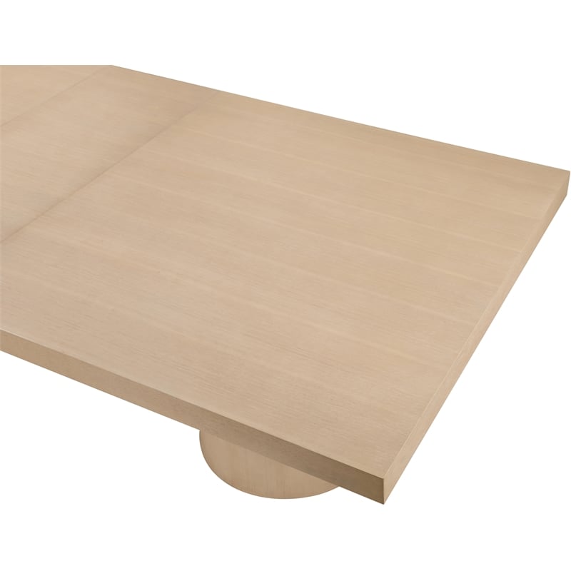 Meridian Furniture Tavolo Natural Oak Veneer Dining Table