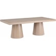 Meridian Furniture Tavolo Natural Oak Veneer Dining Table