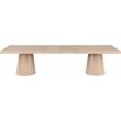 Meridian Furniture Tavolo Natural Oak Veneer Dining Table