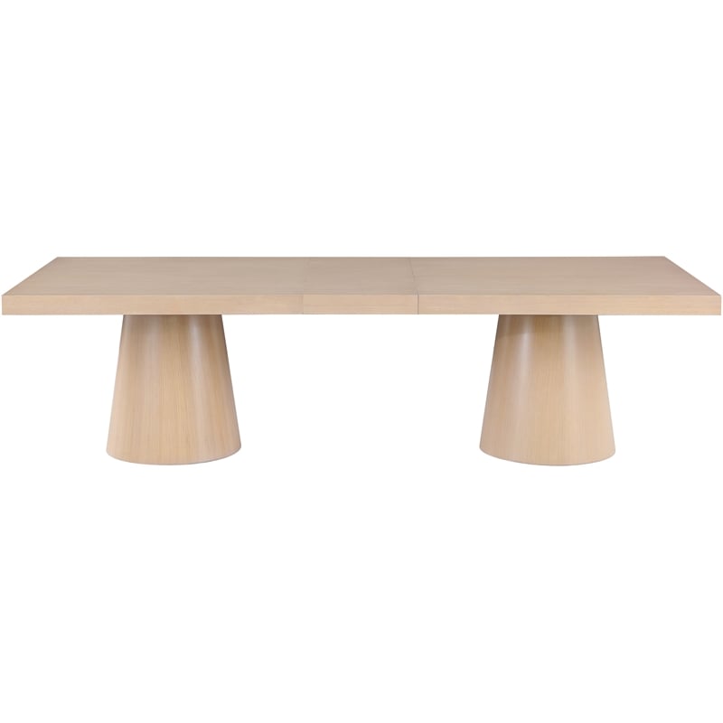 Meridian Furniture Tavolo Natural Oak Veneer Dining Table