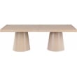Meridian Furniture Tavolo Natural Oak Veneer Dining Table