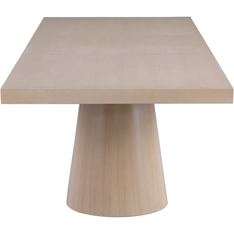 Meridian Furniture Tavolo Natural Oak Veneer Dining Table