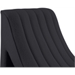 Meridian Furniture Orian Black Teddy Fabric Chaise