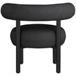 Meridian Furniture Bordeaux Black Boucle Fabric Accent Chair