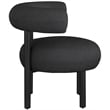 Meridian Furniture Bordeaux Black Boucle Fabric Accent Chair