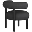 Meridian Furniture Bordeaux Black Boucle Fabric Accent Chair