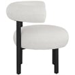 Meridian Furniture Bordeaux Cream Boucle Fabric Accent Chair