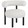 Meridian Furniture Bordeaux Cream Boucle Fabric Accent Chair