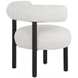 Meridian Furniture Bordeaux Cream Boucle Fabric Accent Chair