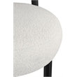 Meridian Furniture Bordeaux Cream Boucle Fabric Accent Chair