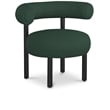 Meridian Furniture Bordeaux Green Boucle Fabric Accent Chair