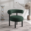Meridian Furniture Bordeaux Green Boucle Fabric Accent Chair