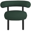 Meridian Furniture Bordeaux Green Boucle Fabric Accent Chair