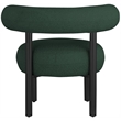 Meridian Furniture Bordeaux Green Boucle Fabric Accent Chair