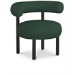 Meridian Furniture Bordeaux Green Boucle Fabric Accent Chair