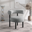 Meridian Furniture Bordeaux Grey Boucle Fabric Accent Chair