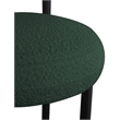 Meridian Furniture Bordeaux Green Boucle Fabric Stool