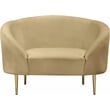 Meridian Furniture Ritz Camel Velvet Accent Chair