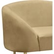 Meridian Furniture Ritz Camel Velvet Accent Chair