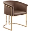 Meridian Furniture Tierra Brown Velvet Dining Chair