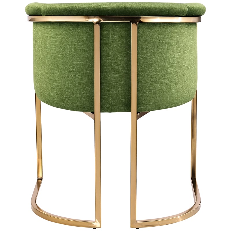 Meridian Furniture Tierra Olive Velvet Dining Chair