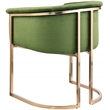 Meridian Furniture Tierra Olive Velvet Dining Chair