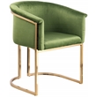 Meridian Furniture Tierra Olive Velvet Dining Chair