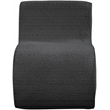 Meridian Furniture Desiree Black Boucle Fabric Accent Chair