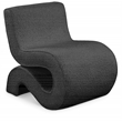 Meridian Furniture Desiree Black Boucle Fabric Accent Chair