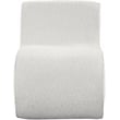 Meridian Furniture Desiree Cream Boucle Fabric Accent Chair
