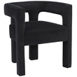 Meridian Furniture Athena Black Velvet Dining Chair
