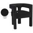 Meridian Furniture Athena Black Velvet Dining Chair