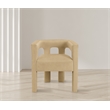 Meridian Furniture Athena Camel Velvet Dining Chair
