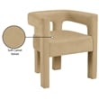 Meridian Furniture Athena Camel Velvet Dining Chair