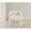 Meridian Furniture Athena Cream Velvet Dining Chair
