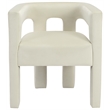 Meridian Furniture Athena Cream Velvet Dining Chair