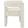 Meridian Furniture Athena Cream Velvet Dining Chair