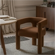 Meridian Furniture Athena Saddle Velvet Dining Chair