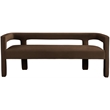 Meridian Furniture Athena Brown Velvet Bench