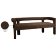 Meridian Furniture Athena Brown Velvet Bench