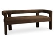 Meridian Furniture Athena Brown Velvet Bench