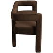 Meridian Furniture Athena Brown Velvet Bench