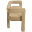Meridian Furniture Athena Camel Velvet Bench