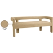 Meridian Furniture Athena Camel Velvet Bench