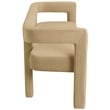 Meridian Furniture Athena Camel Velvet Bench