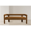 Meridian Furniture Athena Saddle Velvet Bench