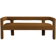 Meridian Furniture Athena Saddle Velvet Bench